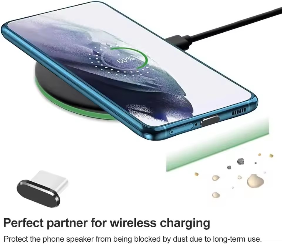4Pcs USB C Dust Plug With Clea - Travel Plug Type C 评论和价格