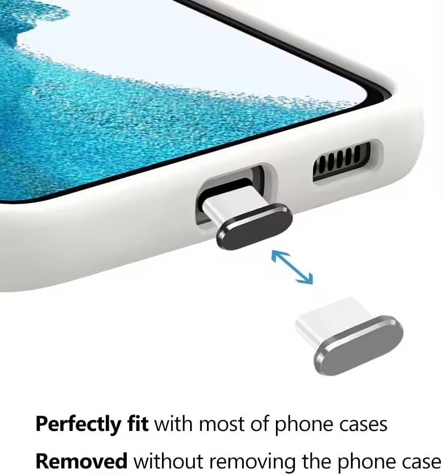 4Pcs USB C Dust Plug With Clea - Travel Plug Type C 评论和价格