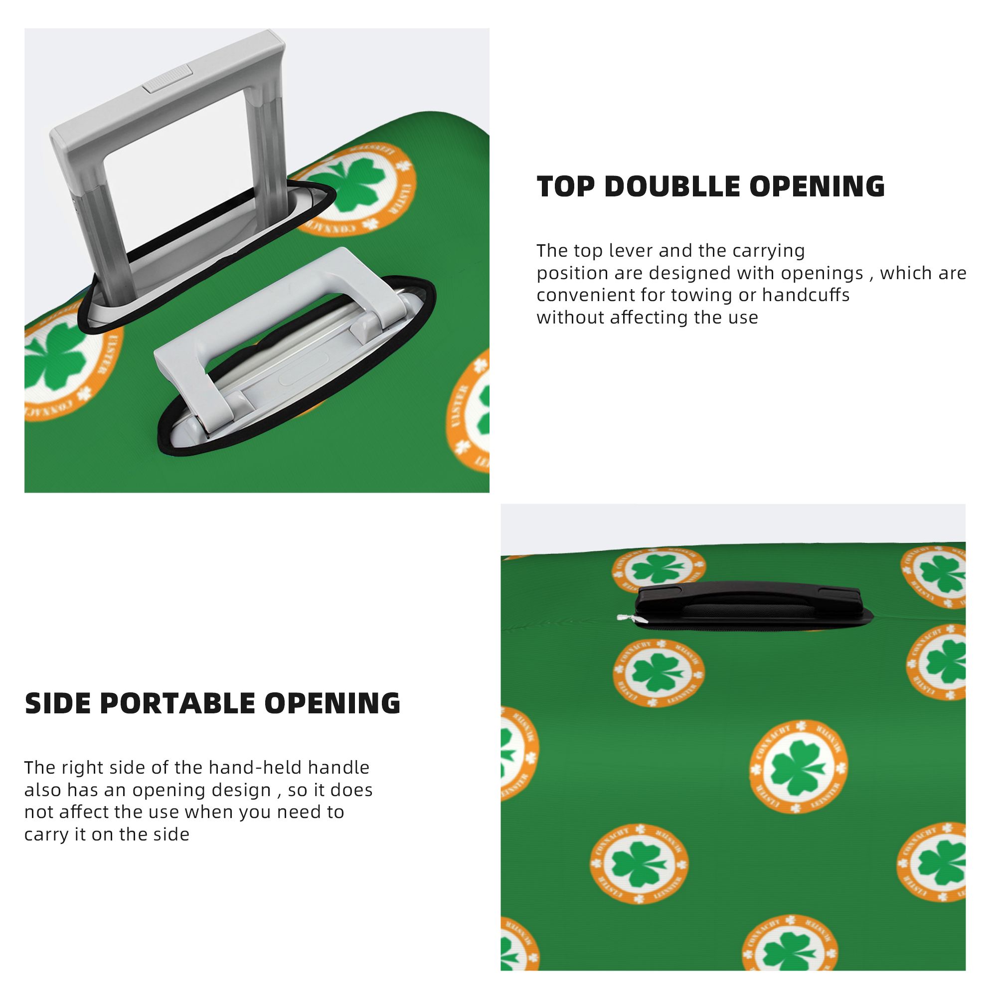 Ireland Irish Shamrock Luggage - Travel Accessories Ireland 评论和价格