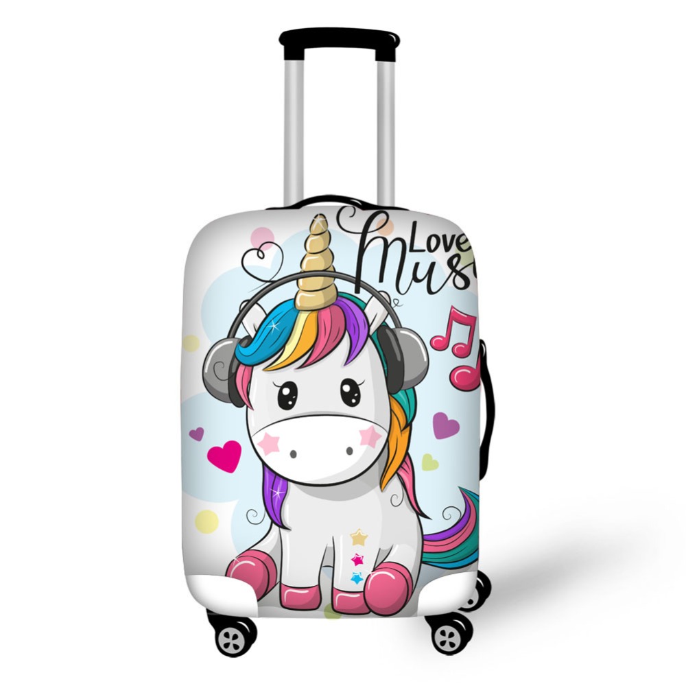 3D Cartoon Unicorn Pattern Pri - Travel Accessories To 3D Print 评论和价格