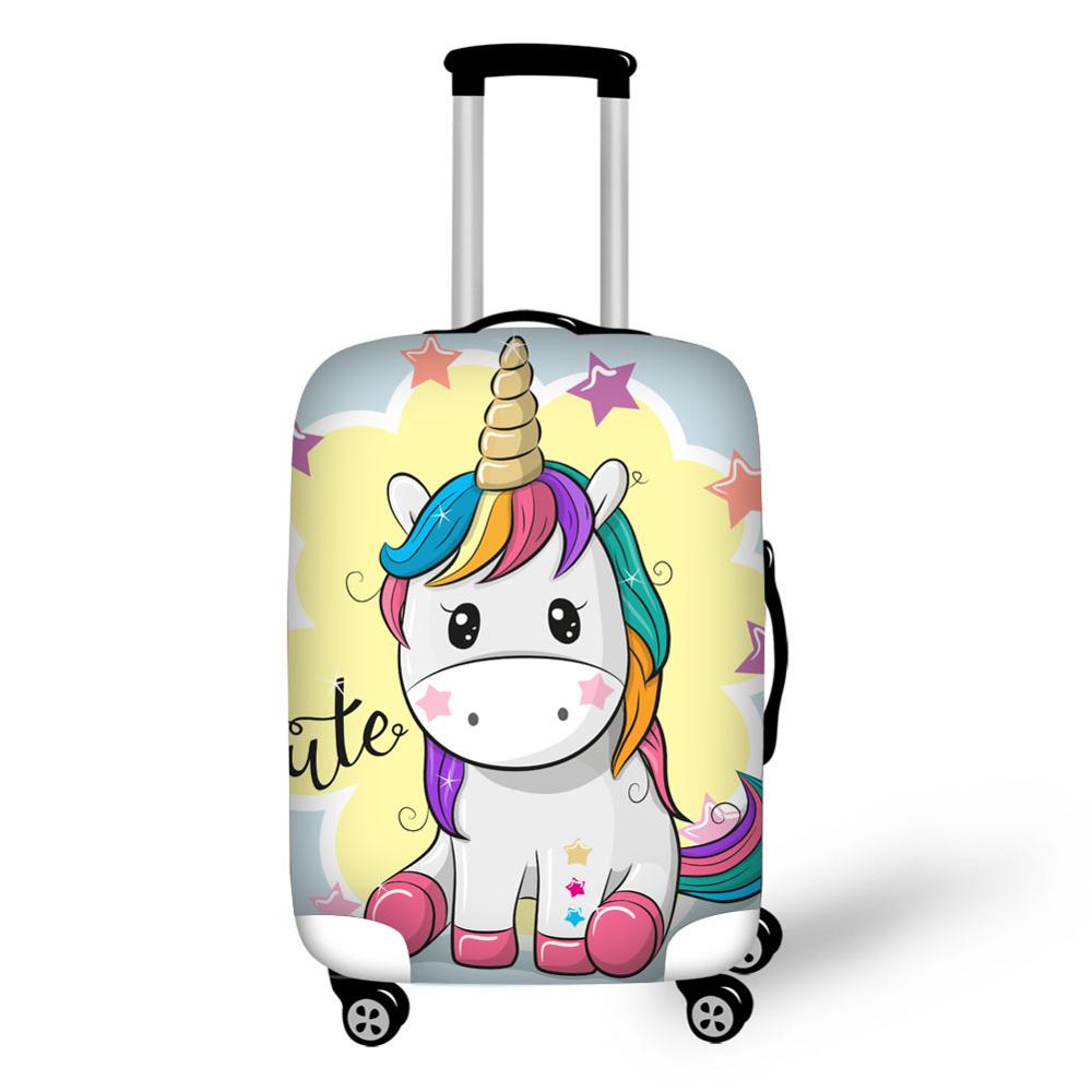 3D Cartoon Unicorn Pattern Pri - Travel Accessories To 3D Print 评论和价格