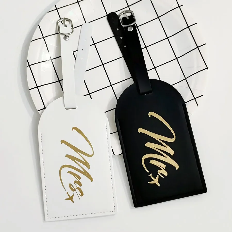 2PCS/Set Mr Mrs Couples Luggag - Travel Accessories In Bulk 评论和价格