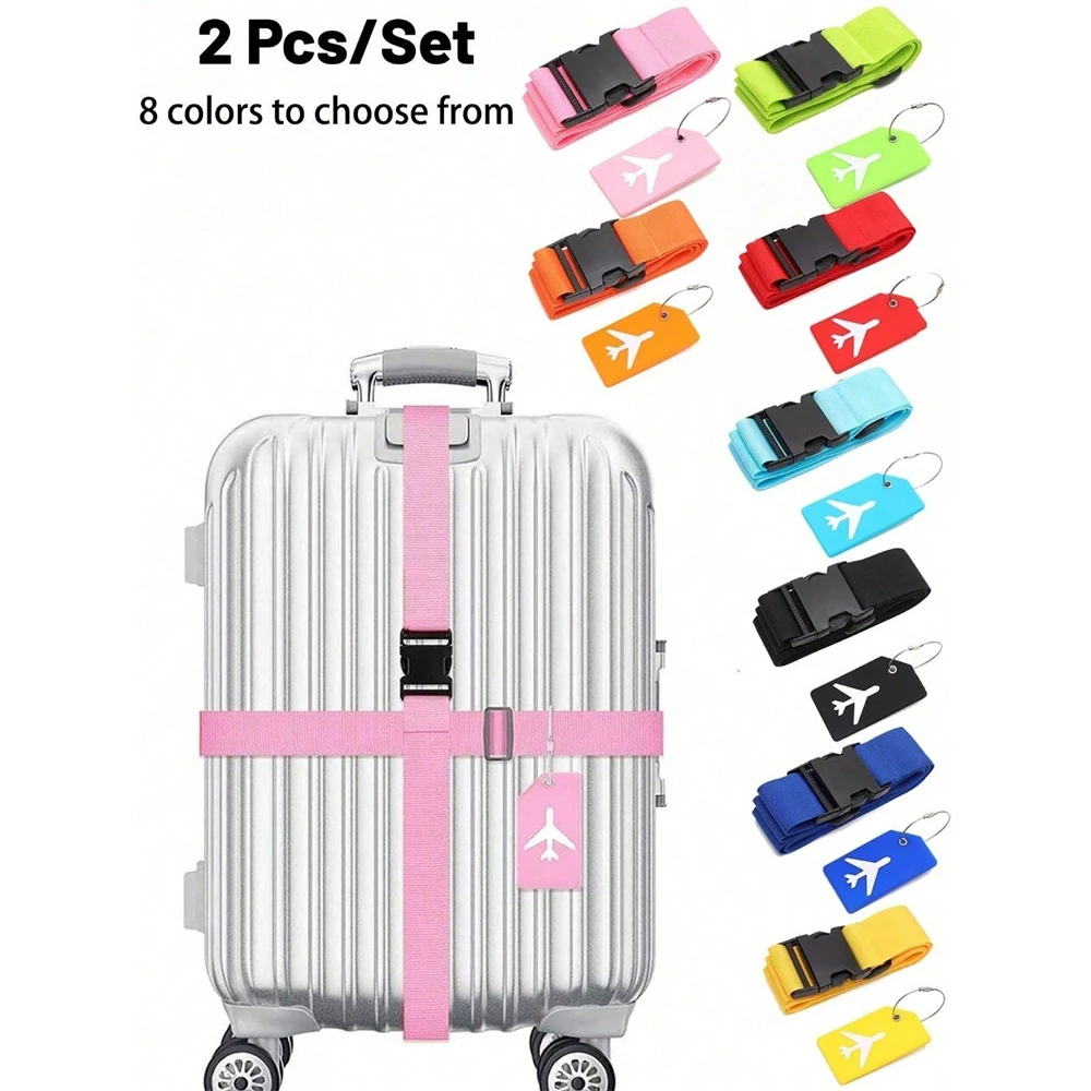Luggage Strap Set with Luggage - Travel Accessories In Bulk 评论和价格