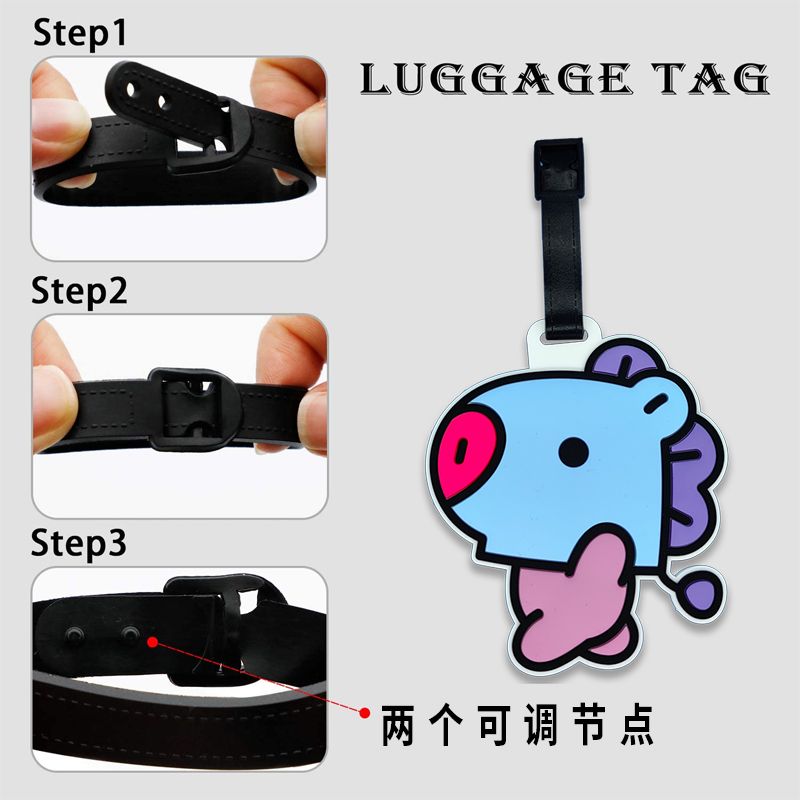 BT21 cartoon cute keychain Kaw - Travel Accessories In Bulk 评论和价格