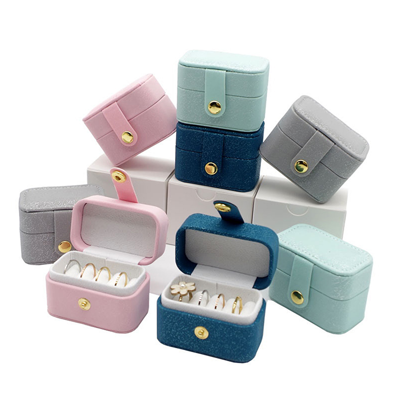 PU Leather Portable Jewelry Bo - Travel Accessories Display 评论和价格