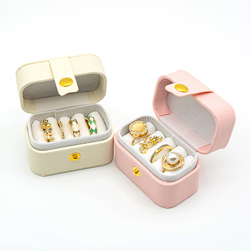 PU Leather Portable Jewelry Bo - Travel Accessories Display 评论和价格