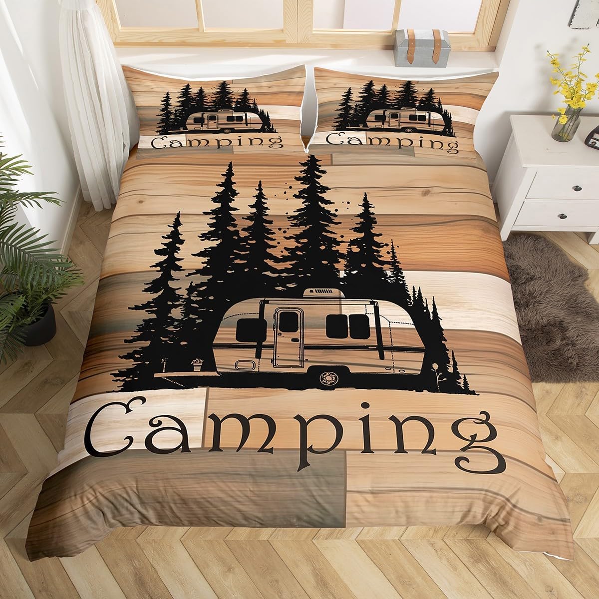 Camping Duvet Cover Set Full K - Travel Accessories To 3D Print 评论和价格