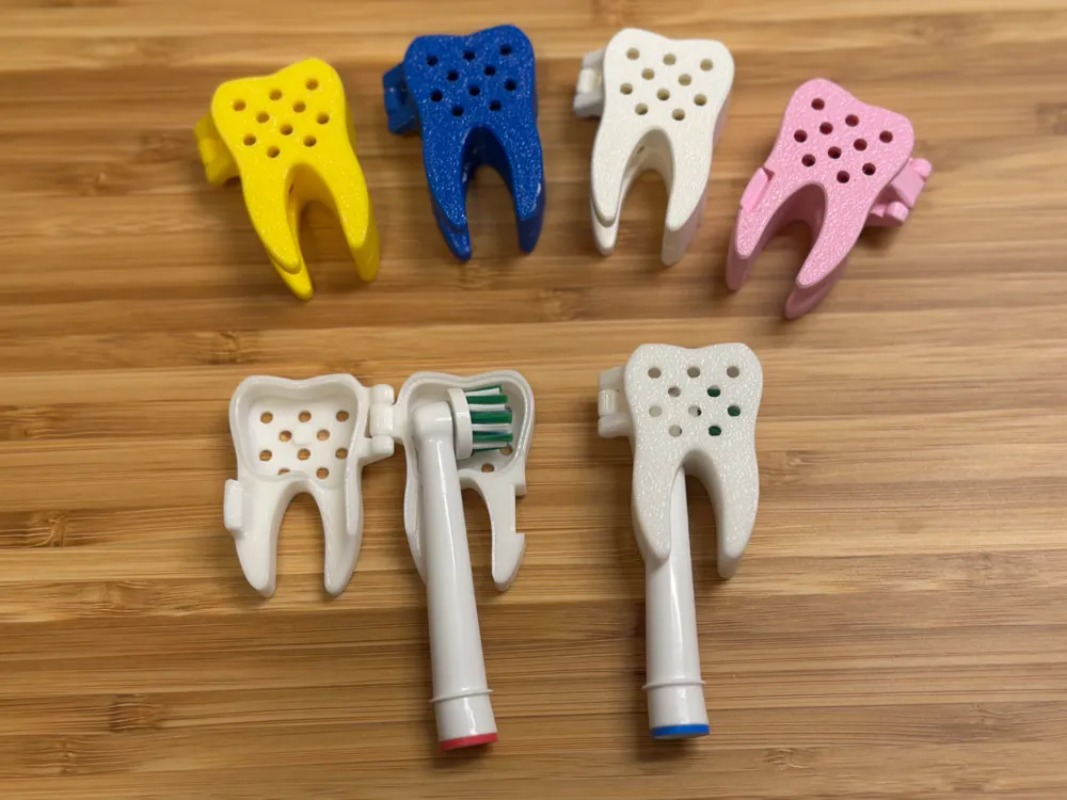 3D Printed Cute Tooth Shaped P - Travel Accessories To 3D Print 评论和价格