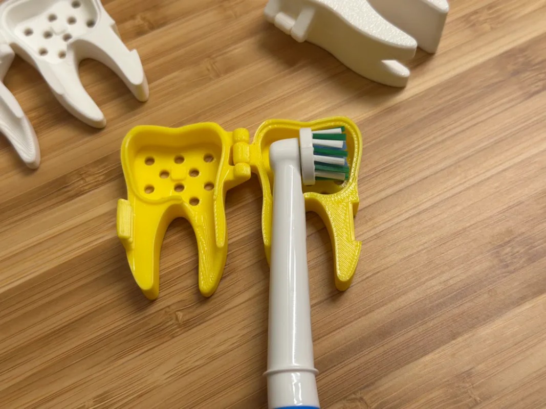 3D Printed Cute Tooth Shaped P - Travel Accessories To 3D Print 评论和价格