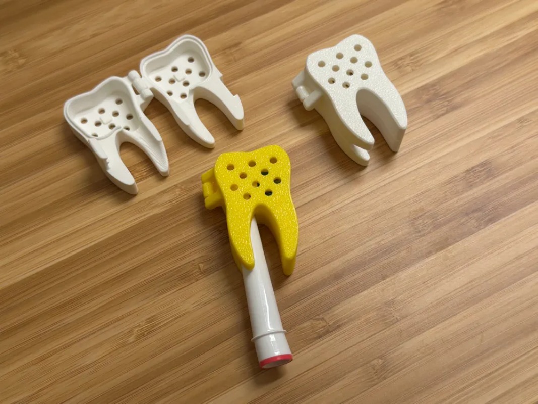 3D Printed Cute Tooth Shaped P - Travel Accessories To 3D Print 评论和价格