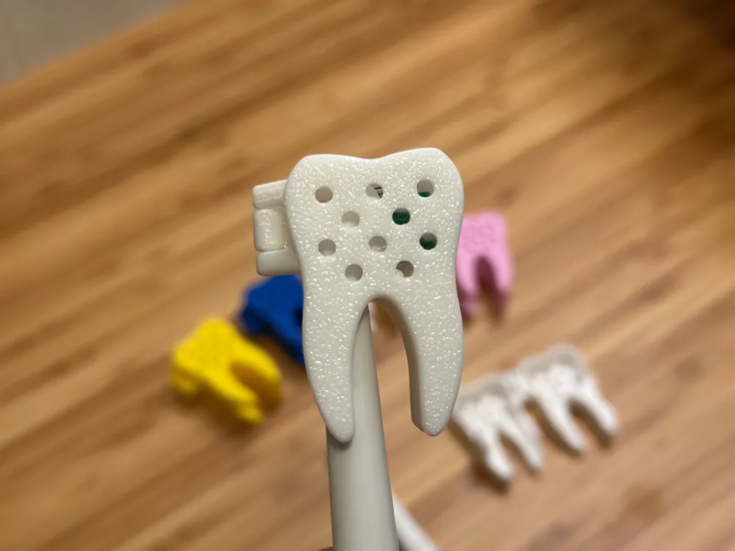 3D Printed Cute Tooth Shaped P - Travel Accessories To 3D Print 评论和价格