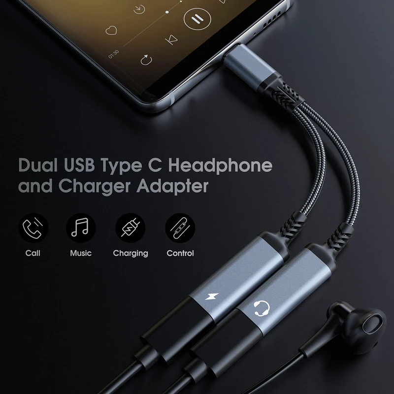 OTG 2 IN 1 USB C Splitter to D - Travel Plug Type C 评论和价格