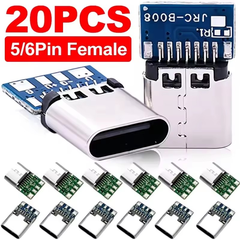 USB 3.1 Type C Connector 5/6 P - Travel Plug Type C 评论和价格