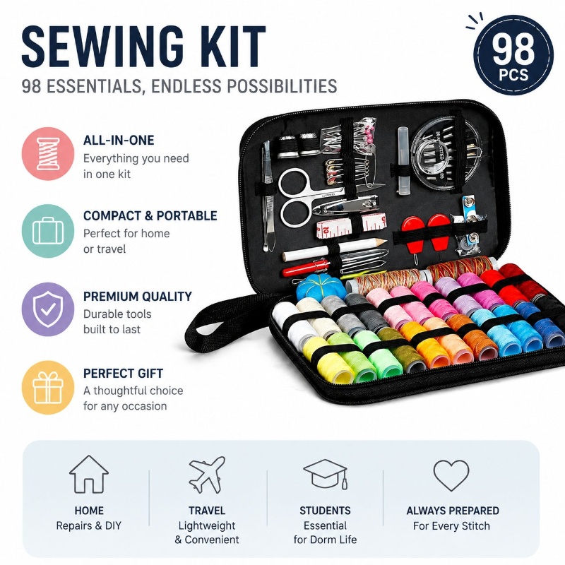 68/98PCS Sewing Accessories To - Travel Accessories In Bulk 评论和价格