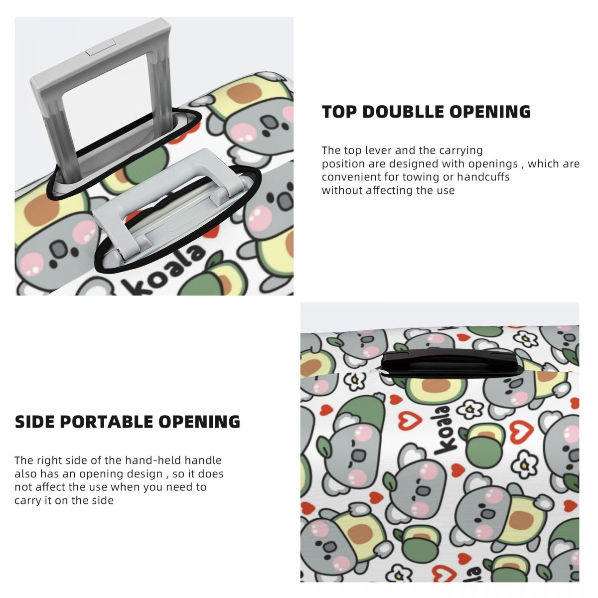 Cute Koala Bear In Avocado Lug - Travel Accessories Australia 评论和价格